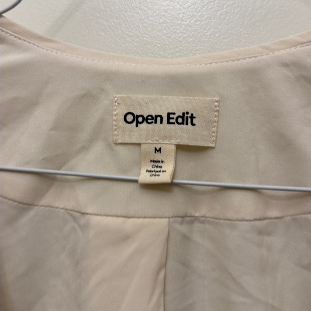 NWT Open Edit Silver Sequin Blazer Jacket NWT - image 2